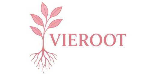 Create unique pink logo for Vieroot